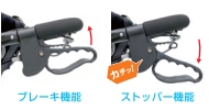 ブレーキ＆ストッパー機能